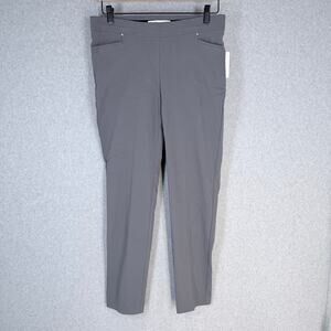 89th + Madison Women's Dress Pants Gray Small Stretch Comfort Waist NWT